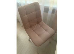 Стул на металлокаркасе Чилли синяя ткань / белый фото покупателя 597