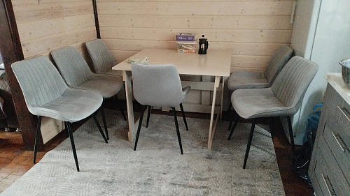 Комплект стульев Седа К 4 шт латте / черный фото покупателя 260