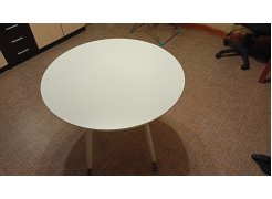Стол круглый Bianka 90 белый фото покупателя 2