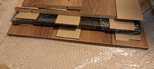 Письменный стол Челси Лофт дуб вотан / черный матовый фото покупателя 3