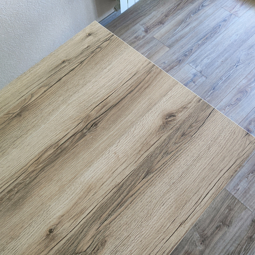 Стол Тринити Лофт 120 32 мм дуб галифакс табако / черный матовый фото покупателя 155