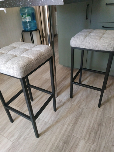 Барный стул Лофт линкольн белый / белый матовый фото покупателя 307