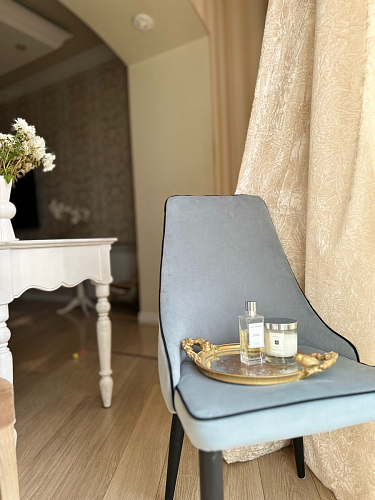 Стул на металлокаркасе Kora dark gray / black фото покупателя 287