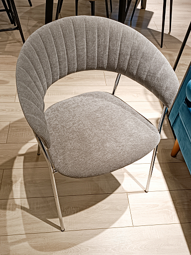 Кресло Turin пудровый / золото из шоурума 7