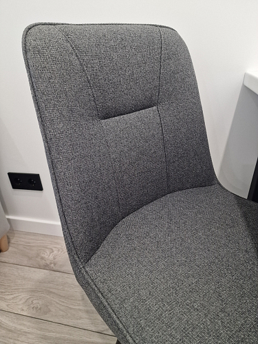 Стул на металлокаркасе Texas 1 поворотный бежевый / черный фото покупателя 5