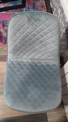 Стул на металлокаркасе Capri голубой фото покупателя 91