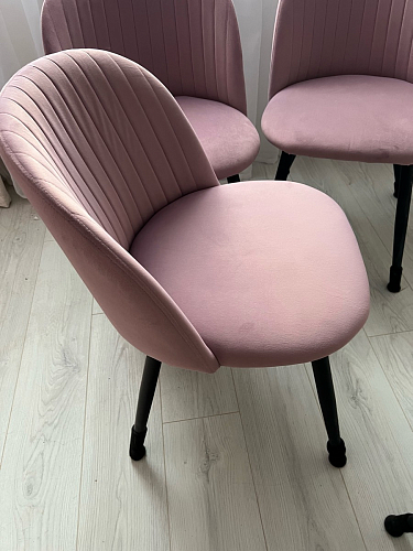 Стул на металлокаркасе Gabi 1 dark gray / black фото покупателя 195