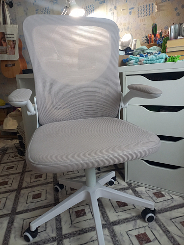 Компьютерное кресло Konfi dark gray / pink / white фото покупателя 237