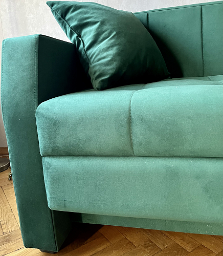 Диван Дельта-Арт велюр голубой фото покупателя 5