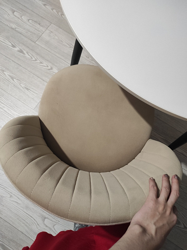 Стул на металлокаркасе Gabi 1 dark gray / black фото покупателя 429