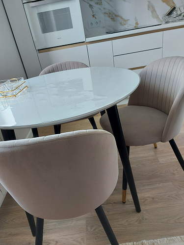 Стул на металлокаркасе Gabi gray / black фото покупателя 29