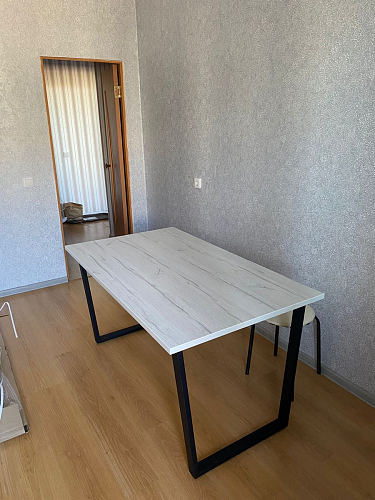 Деревянный стол Лота Лофт 120x75 дуб крафт табачный / черный матовый фото покупателя 863