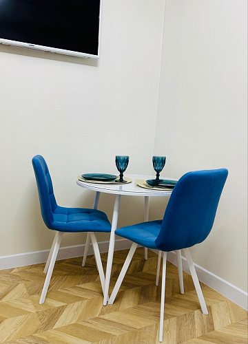 Стул на металлокаркасе Чилли К светло-серый велюр / черный каркас фото покупателя 358