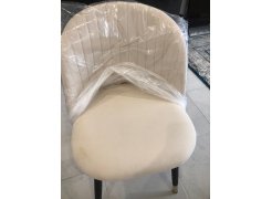 Стул на металлокаркасе Gabi 1 бежевый / черный с серебряными наконечниками фото покупателя 371