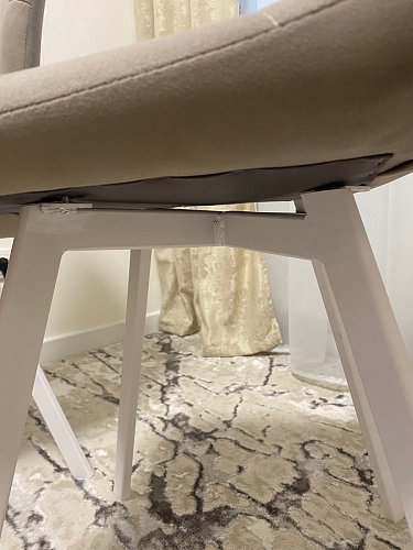 Стул на металлокаркасе Чилли К кирпичный / черный фото покупателя 328