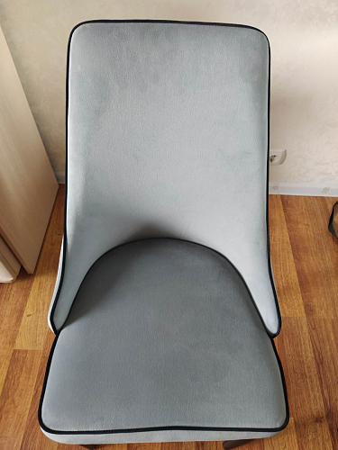 Стул на металлокаркасе Kora gray / black фото покупателя 208