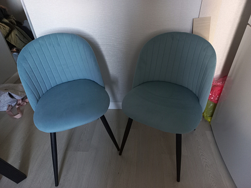 Стул на металлокаркасе Gabi gray / black фото покупателя 404