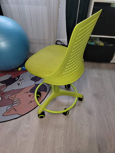 Компьютерное кресло Kiddy/Кидди бирюзовое ткань (сетка) фото покупателя 29