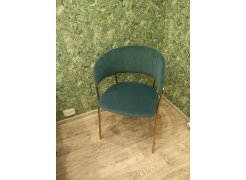 Стул на металлокаркасе Kamelia темно-серый / золотой фото покупателя 74