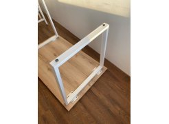 Деревянный стол Барон О 200 х 90 черная пленка шагрень / белый фото покупателя 20