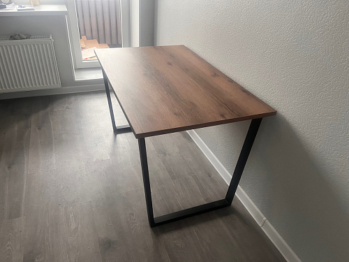 Деревянный стол Лота Лофт 120х75 белый матовый / дуб крафт золотой фото покупателя 534