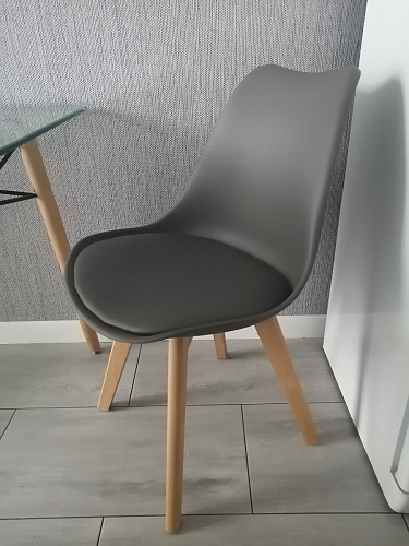 Деревянный стул Bonuss black / black фото покупателя 77