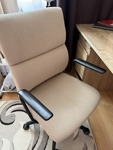 Компьютерное кресло Benefit флок серый 29 фото покупателя 16