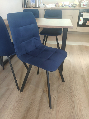 Комплект стульев Чилли 2 шт бежевый / черный фото покупателя 491