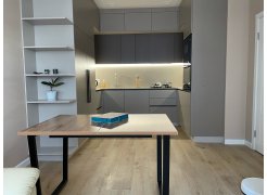 Стол Лота Лофт 120 25 мм сабия / черный матовый фото покупателя 576