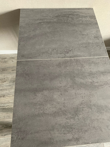 Стол Лота Лофт 120 32 мм бетон / черный матовый фото покупателя 210