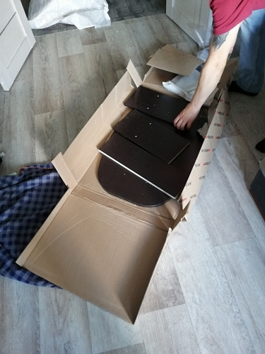 Журнальный стол Лидер ясень шимо темный фото покупателя 52