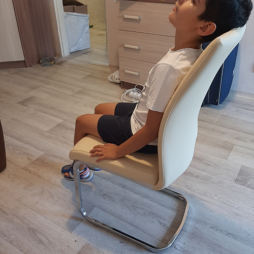 Стул Basit light grey fabric фото покупателя 85