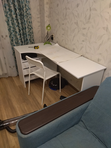 Письменный стол СПм-25 левый дуб сонома фото покупателя 76