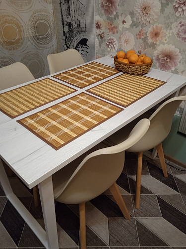 Стол раскладной Лота Лофт 120 25 мм юта / черный матовый фото покупателя 244