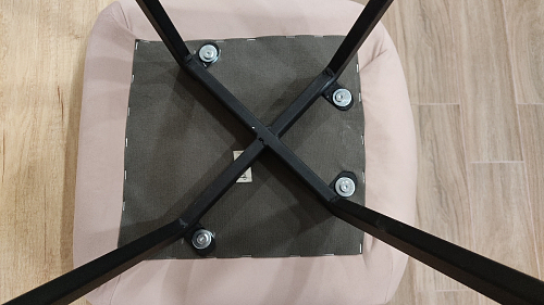 Стул на металлокаркасе Чилли К черный / зеленый фото покупателя 29