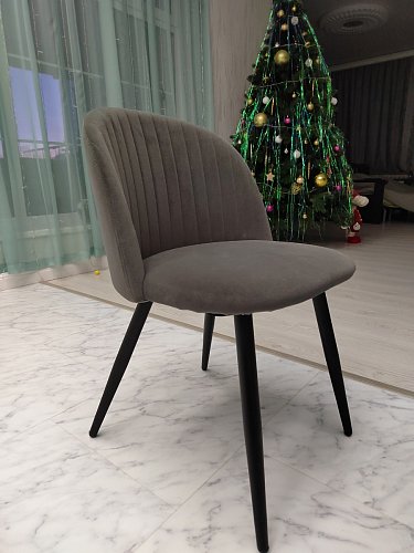 Стул на металлокаркасе Gabi 1 gray фото покупателя 61