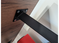 Стол Тринити Лофт 120 32 мм бетон / черный матовый фото покупателя 110