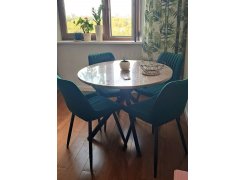 Стул на металлокаркасе Вейв темно-серый / черный фото покупателя 60