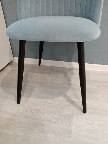 Стул на металлокаркасе Gabi 1 light purple / black / gold фото покупателя 289