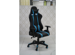 Компьютерное кресло Blok light blue / black из шоурума 1