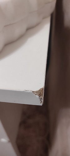 Стол письменный Kiwi белый  - Уцененный экземпляр фото покупателя 115