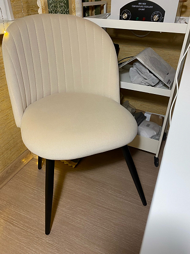 Стул на металлокаркасе Gabi gray / black фото покупателя 953