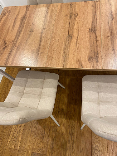 Стол раскладной Лота Лофт 120 25 мм юта / черный матовый фото покупателя 739