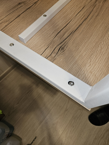 Письменный стол Битти Лофт 116х60х75 дуб вотан / белый матовый фото покупателя 120