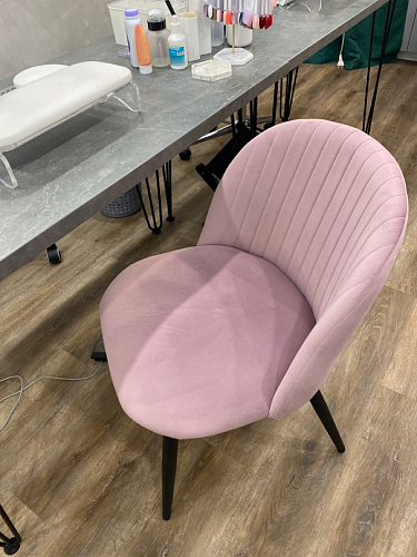 Стул на металлокаркасе Gabi-1 wine red / black фото покупателя 719