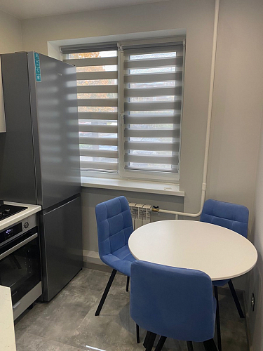 Стул на металлокаркасе Чилли К светло-серый велюр / черный каркас фото покупателя 899