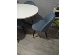 Стул на металлокаркасе Gabi blue / black фото покупателя 598