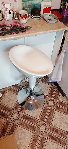 Барный стул Orion белый фото покупателя 1