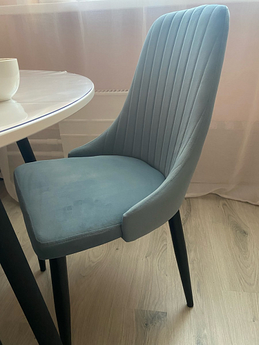 Стул на металлокаркасе Kora gray / black фото покупателя 253