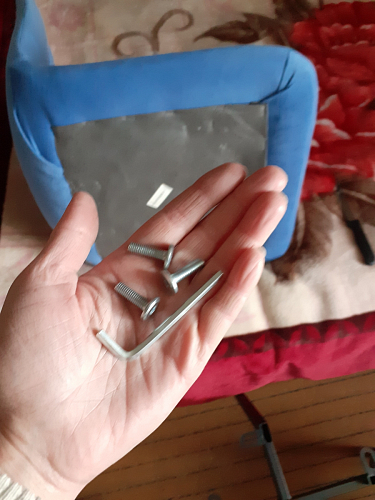 Стул на металлокаркасе Чилли К светло-серый велюр / черный каркас фото покупателя 701